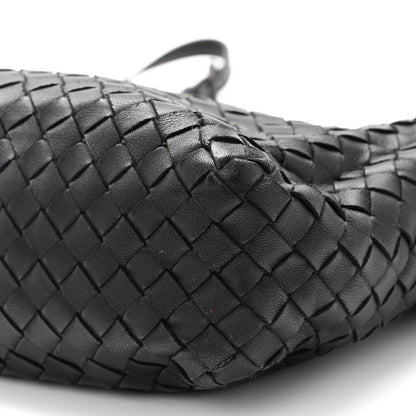 Bottega Veneta Nappa Intrecciato Crossbody Messenger Black 9 of 9