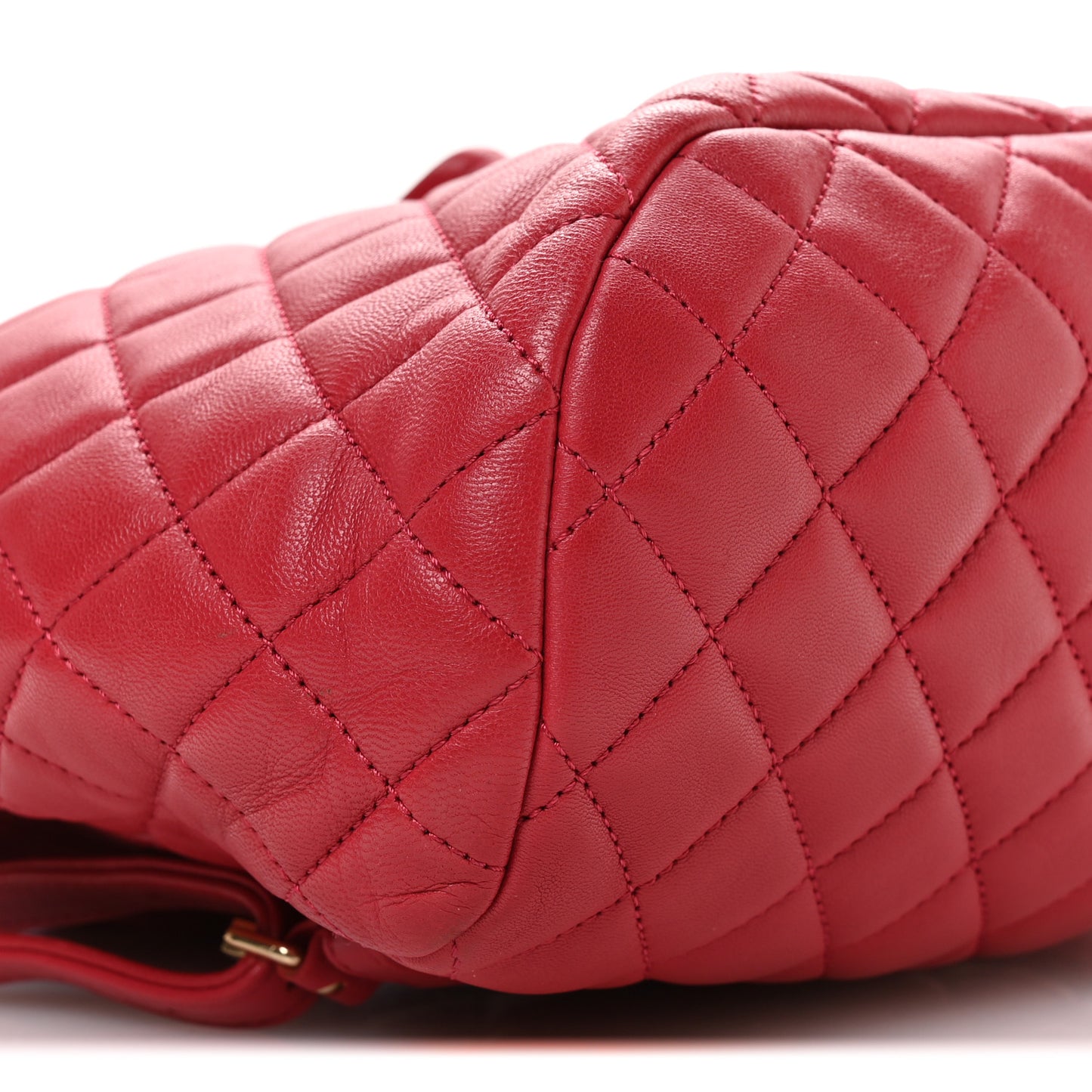 Lambskin Quilted Small Urban Spirit Backpack Dark Pink