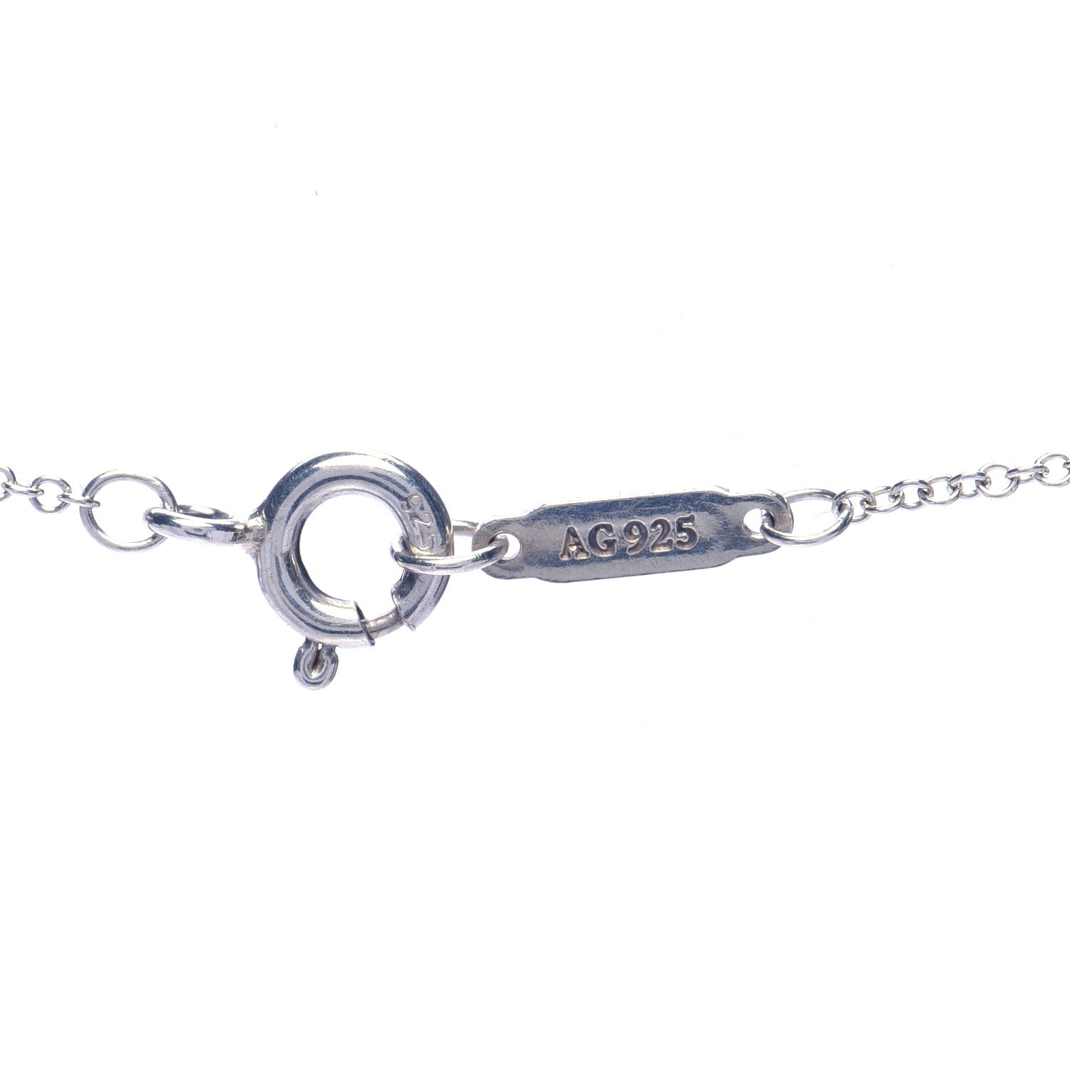 Tiffany Sterling Silver Twist Knot Pendant Necklace 6 of 6