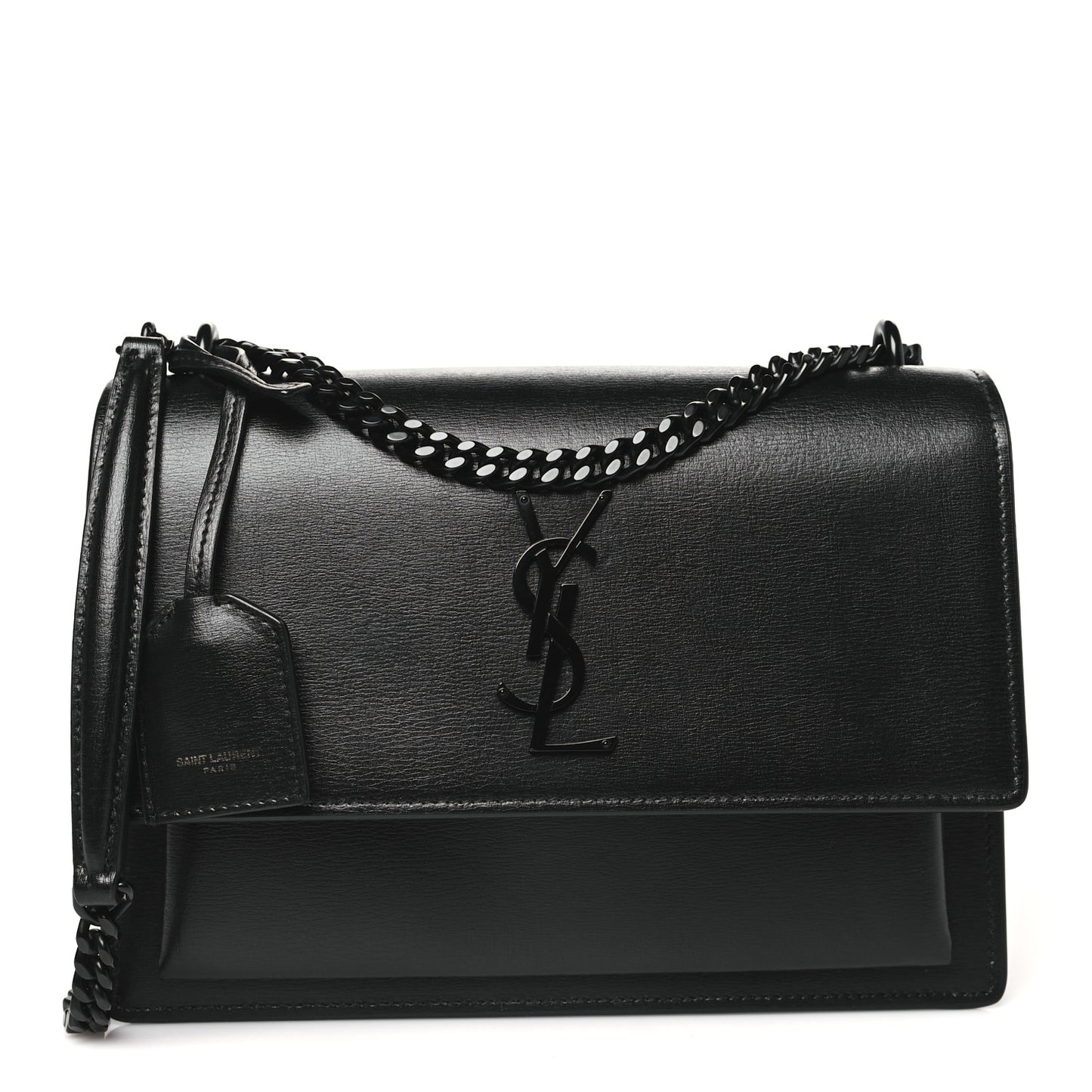Calfskin Medium Monogram Monochrome Sunset Black