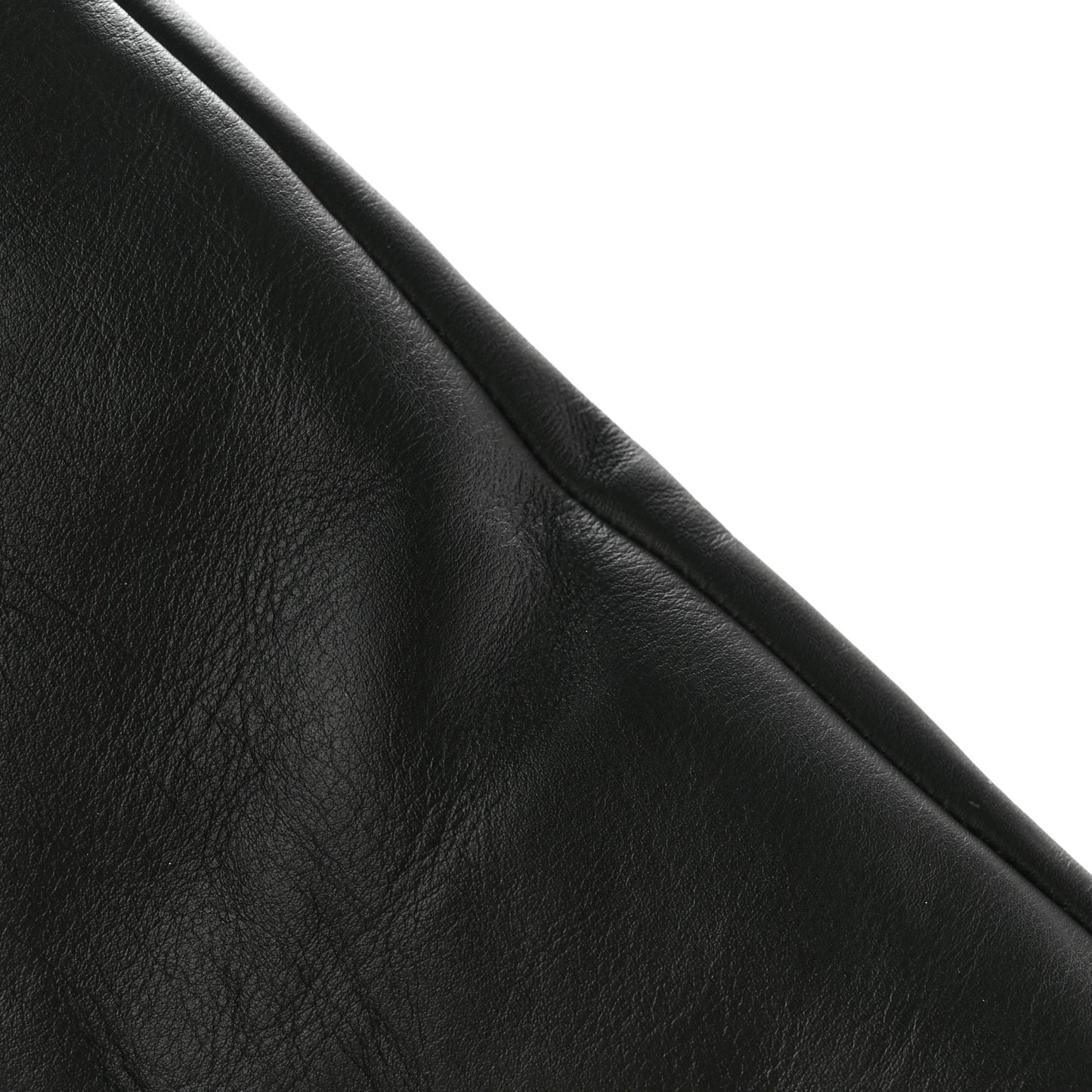 Calfskin Knee High Chain Boots 39 Black