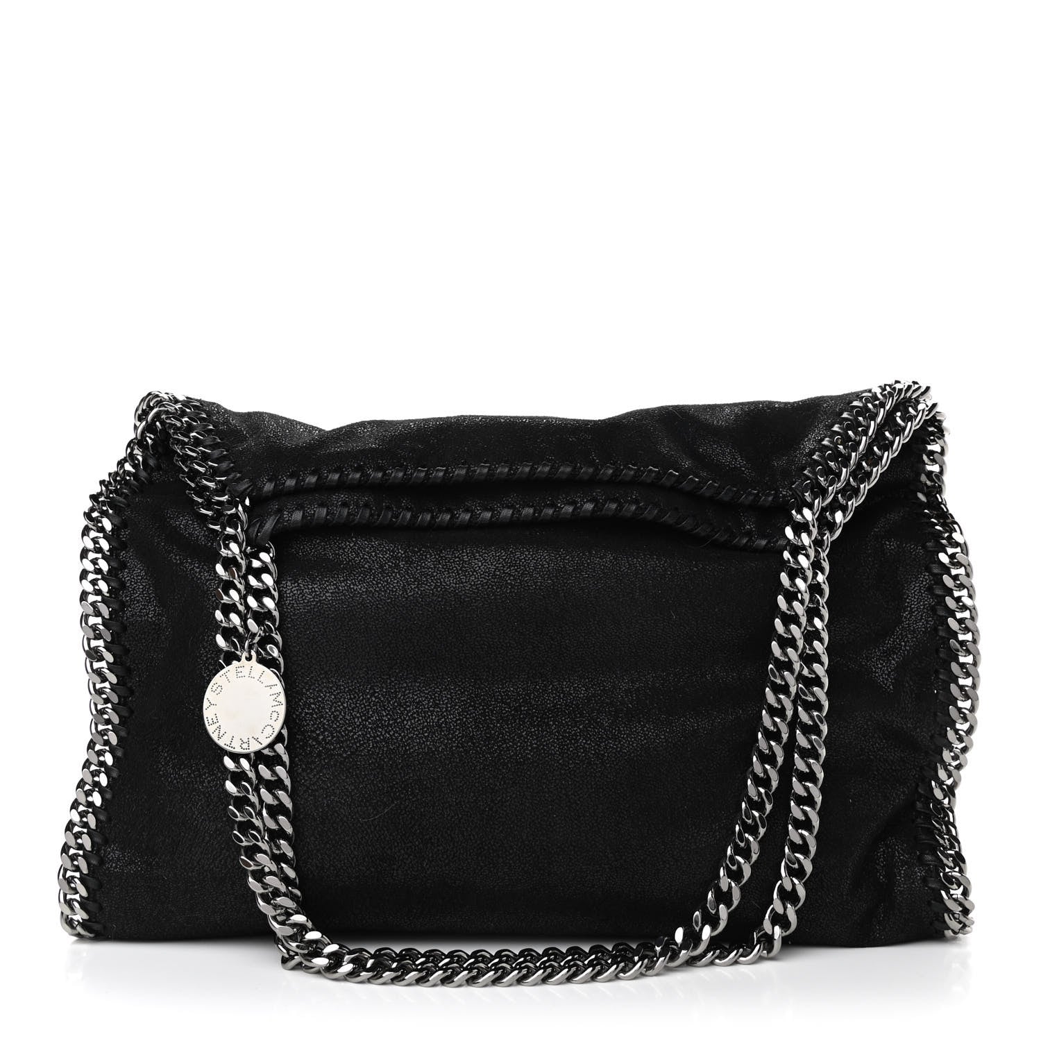Stella McCartney Shaggy Deer Falabella Fold Over Tote Black 1 of 9