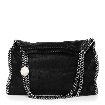 Stella McCartney Shaggy Deer Falabella Fold Over Tote Black 1 of 9