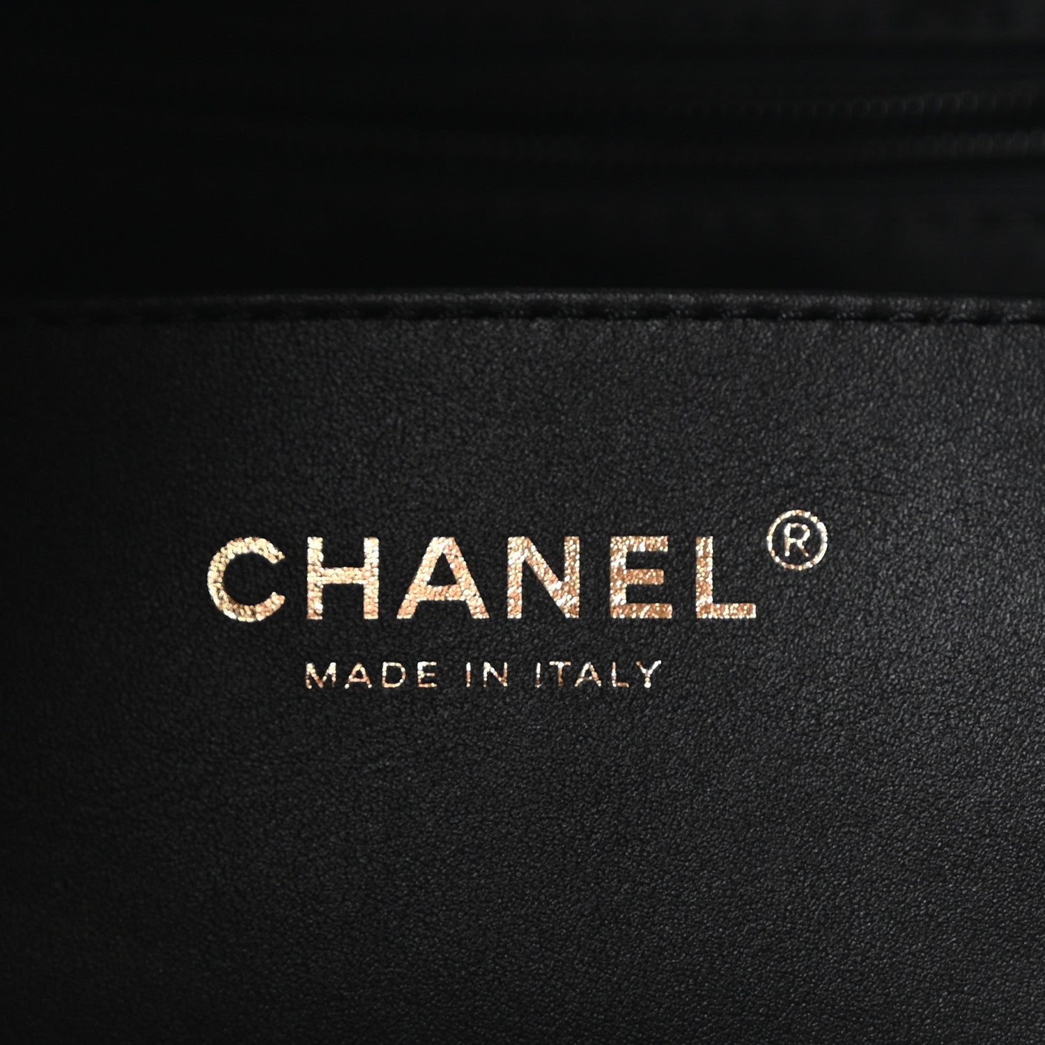 Chanel Shiny Lambskin Quilted Shopping Bag Black 5 of 9