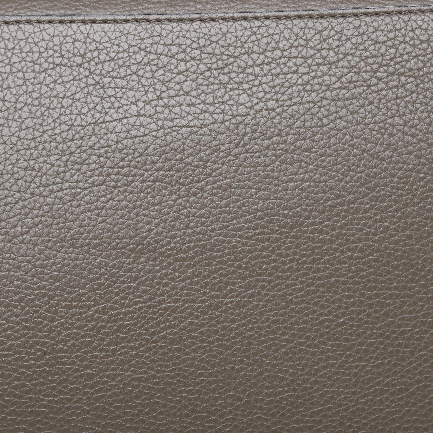 Drummed Calfskin Suede Medium Trapeze Taupe
