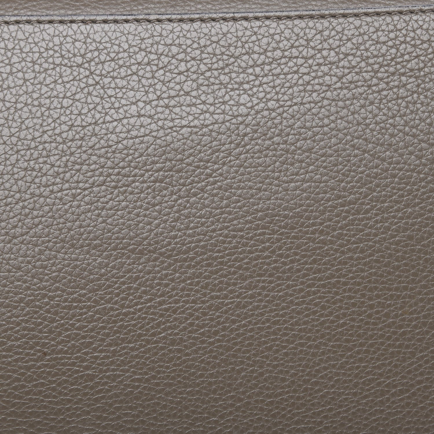 Celine Drummed Calfskin Suede Medium Trapeze Taupe 9 of 20