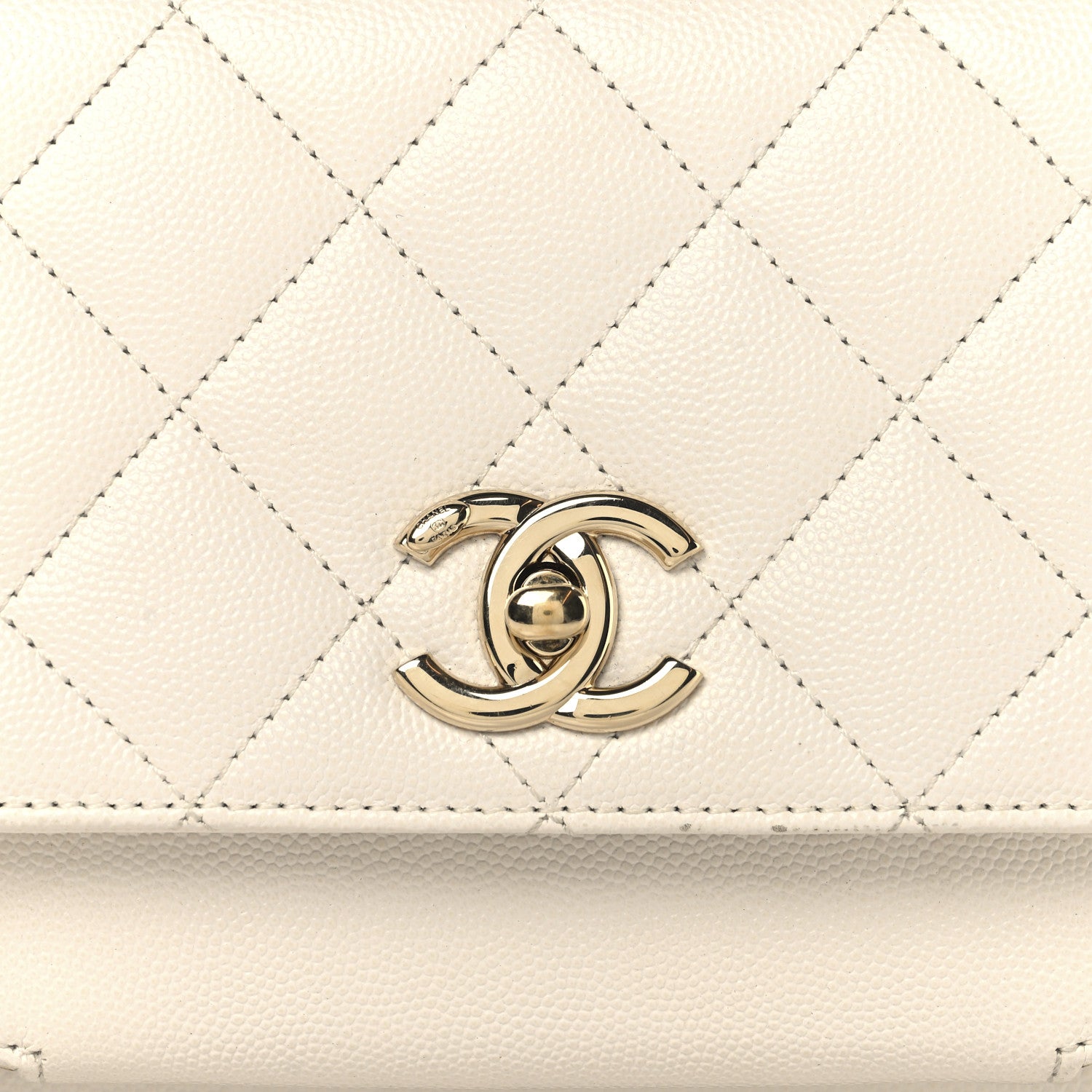 Chanel Caviar Quilted Small Business Affinity Flap White 9 of 14