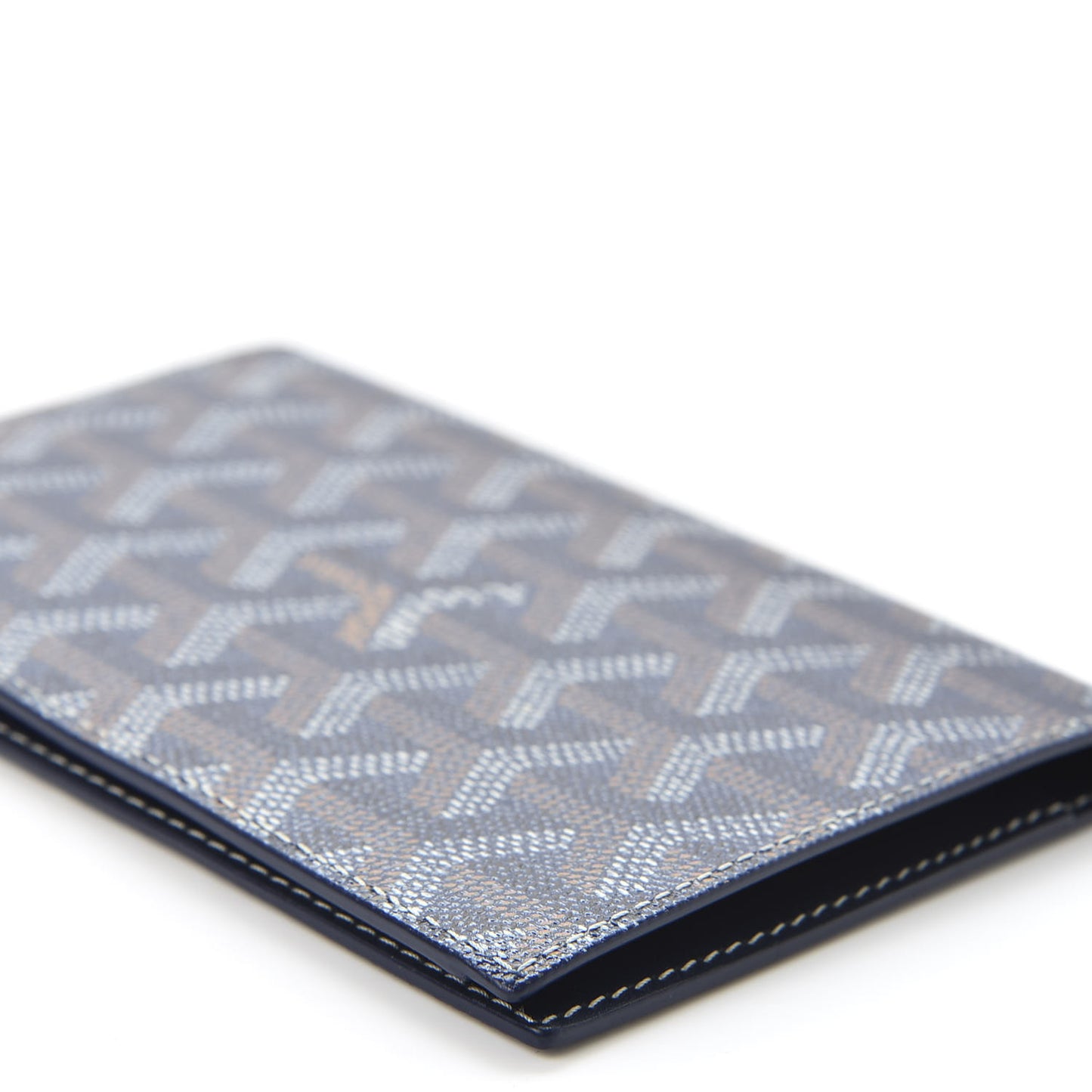 Goyardine Passport Wallet Navy