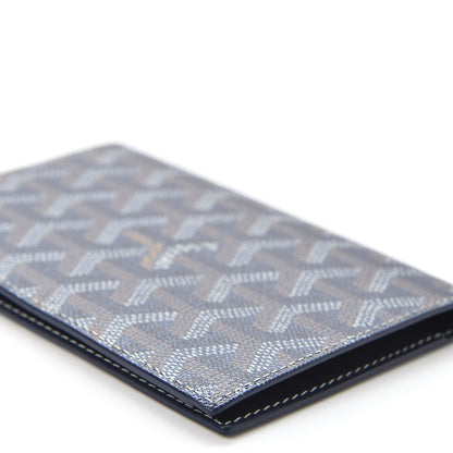 Goyard Goyardine Passport Wallet Navy 6 of 8