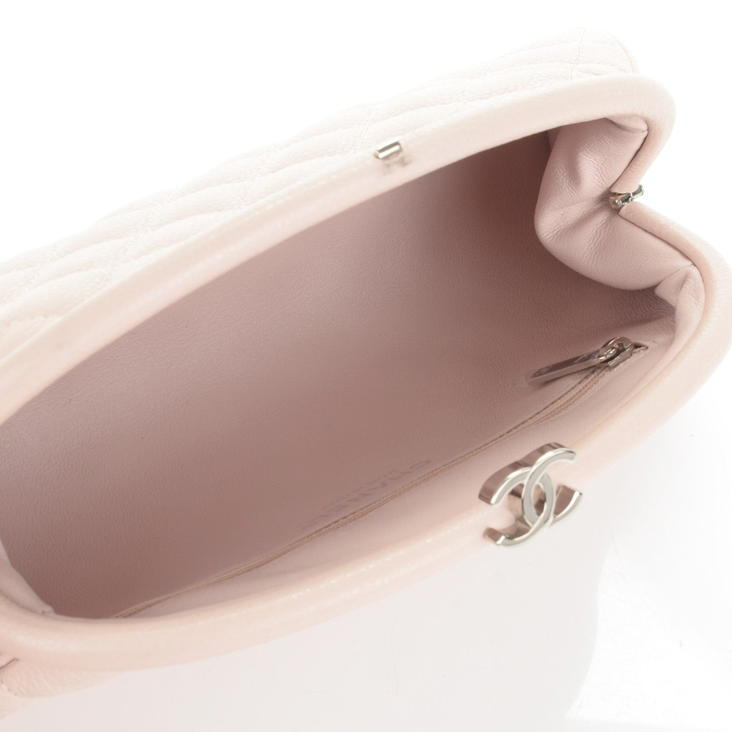 Chanel Caviar Quilted Timeless Clutch Pink 5 of 7