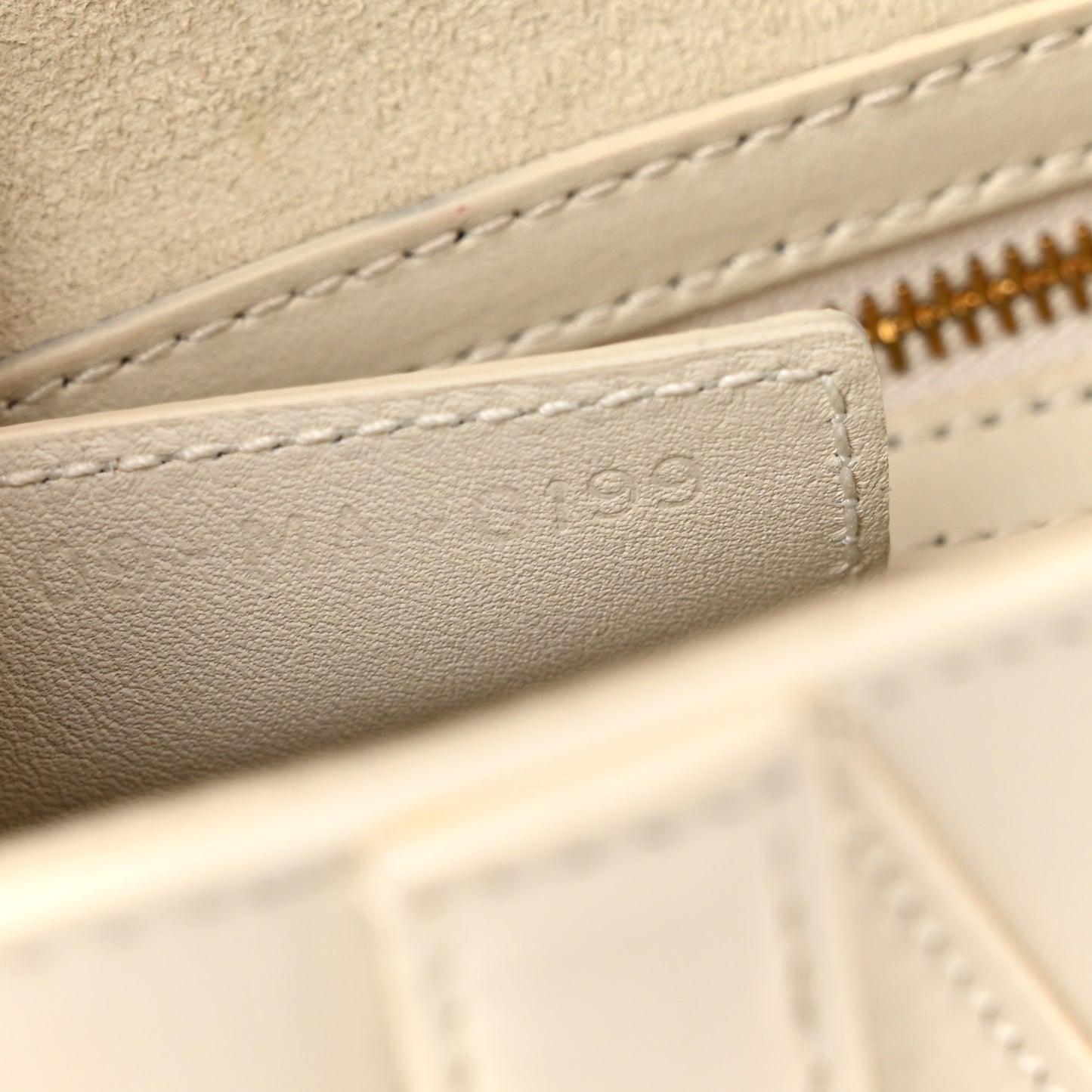 Ultra Matte Calfskin Saddle Bag Off White
