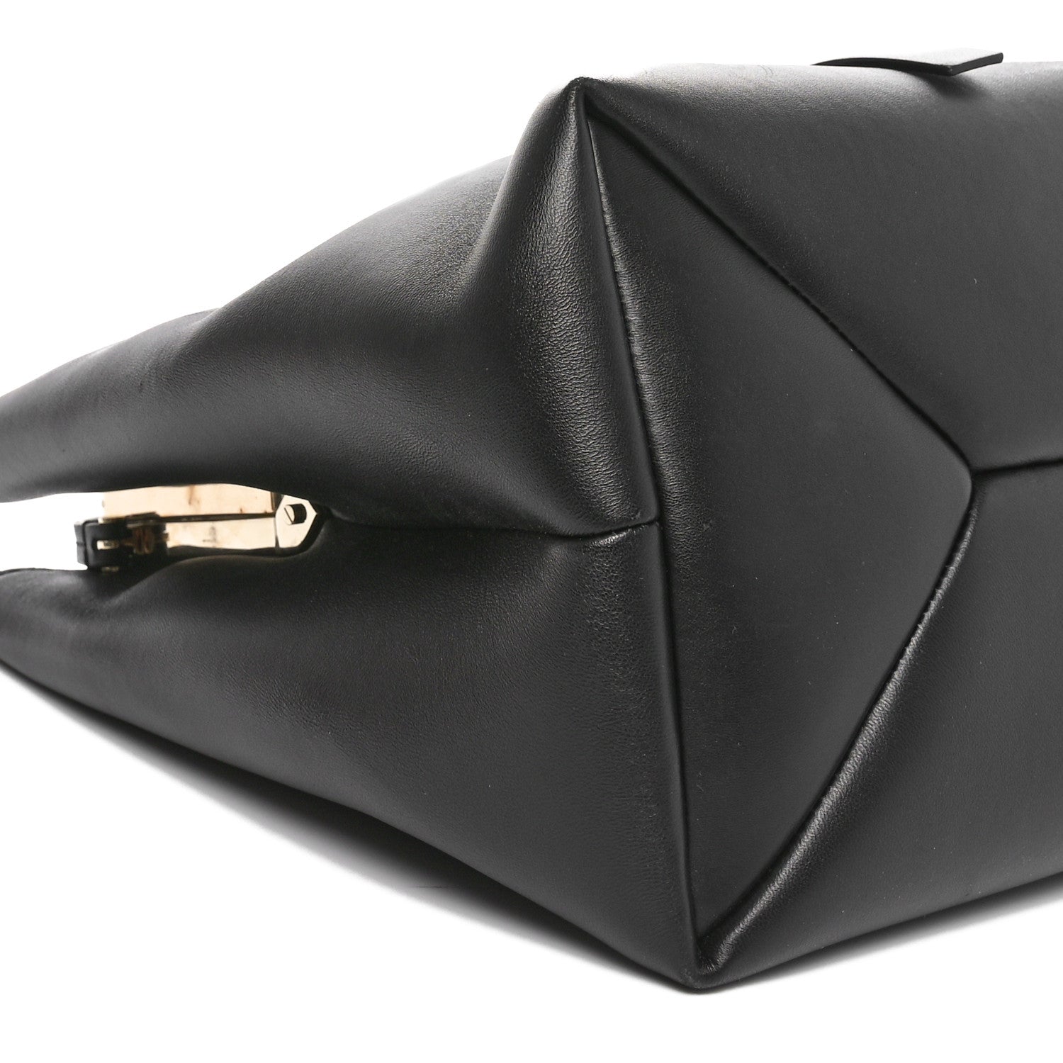 Proenza Schouler Nappa Frame Shoulder Bag Black Purple 9 of 10