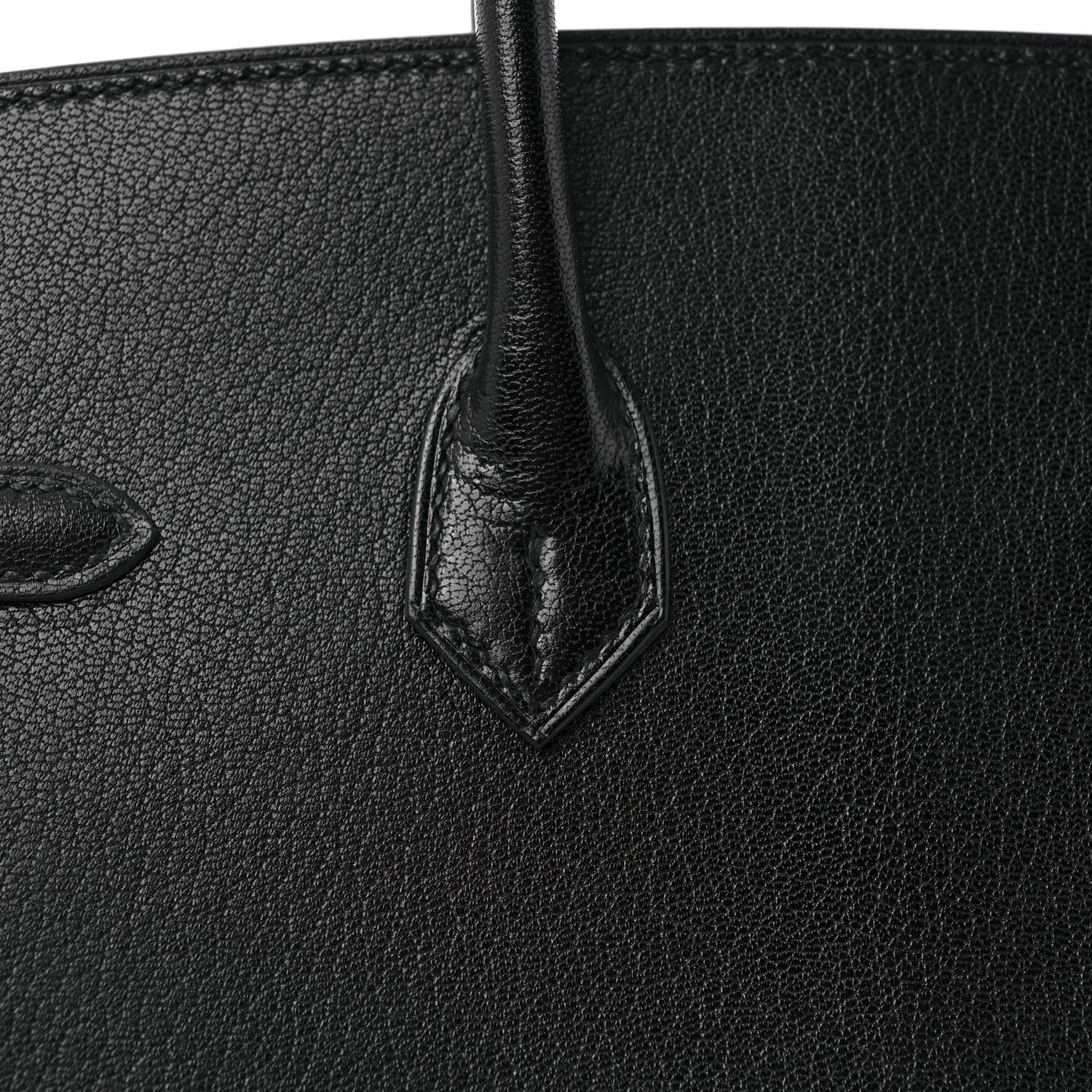 Hermes Chevre Chamkila Birkin Sellier 25 Bambou Black 9 of 31