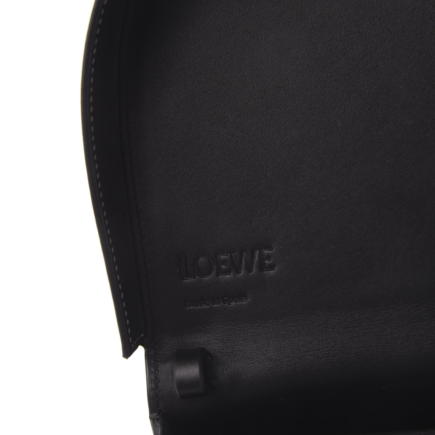 Loewe Soft Calfskin Heel Bag Black 8 of 9