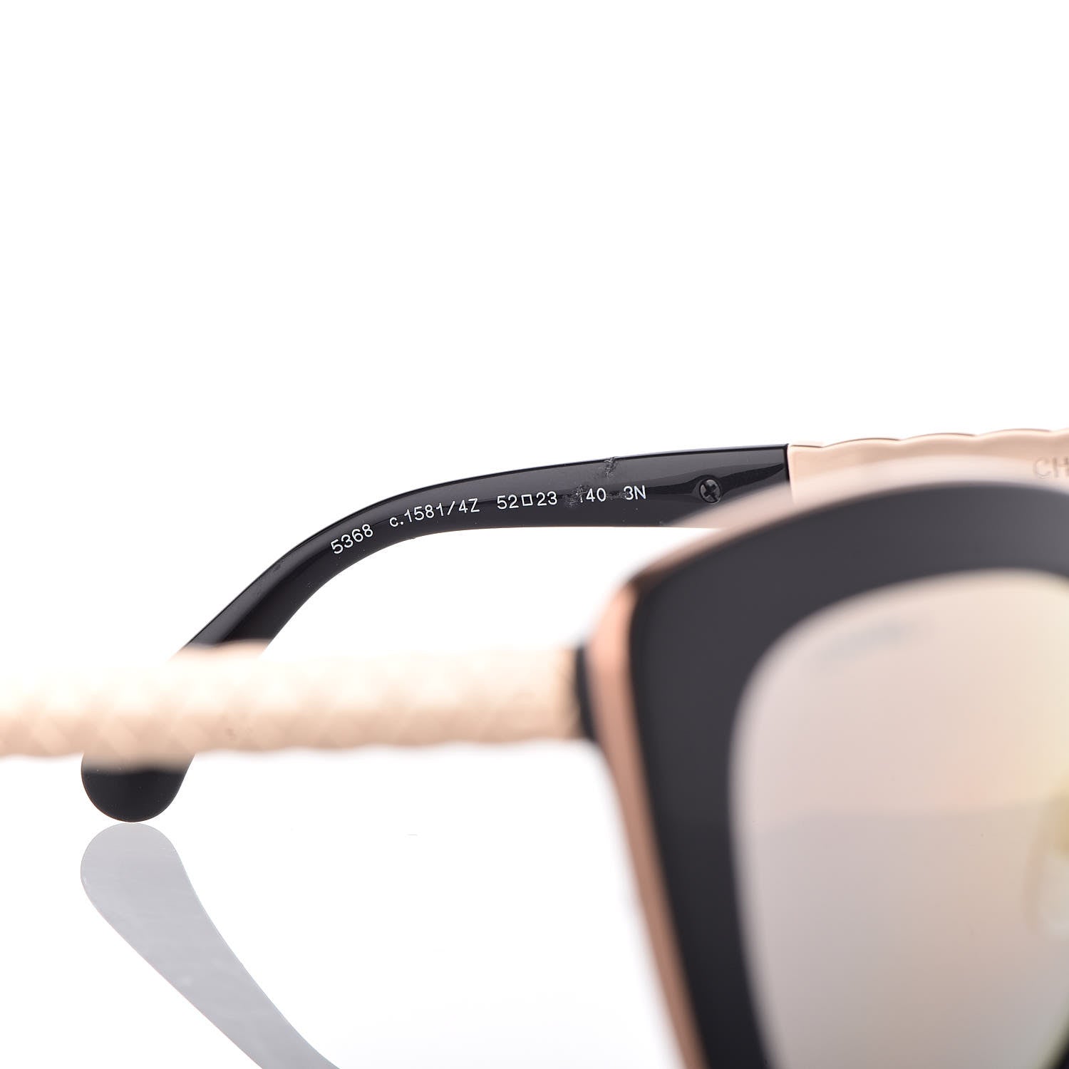 Chanel Cat Eye Quilted Sunglasses 5368 Black Pink 8 of 11