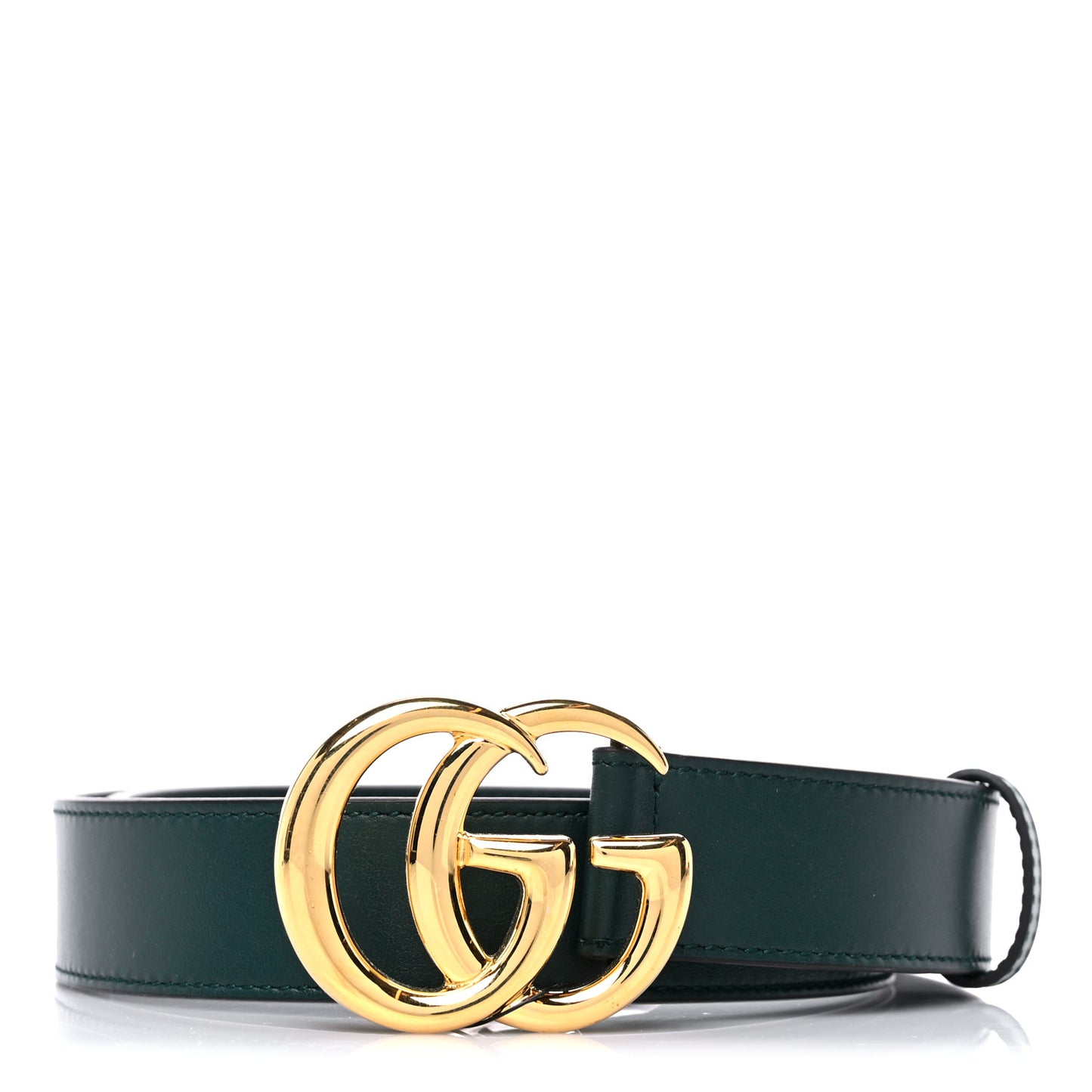 Plutone Calfskin Double G 30mm Belt 70 28 Verde