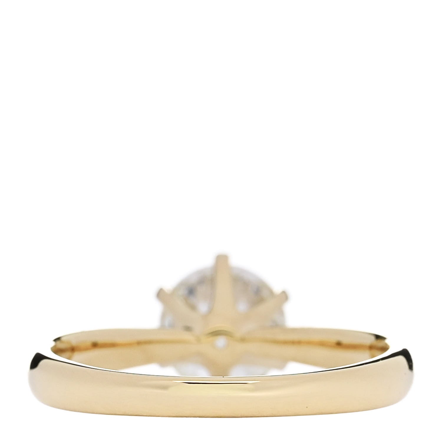 Parker & West by FASHIONPHILE 18K Yellow Gold Diamond 1.24ct Solitaire Engagement Ring 53 6.25 4 of 10