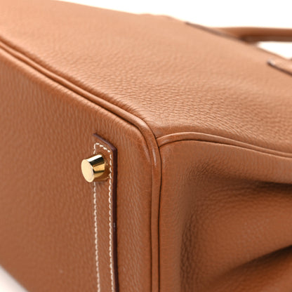 Hermes Togo Birkin 25 Gold 12 of 13
