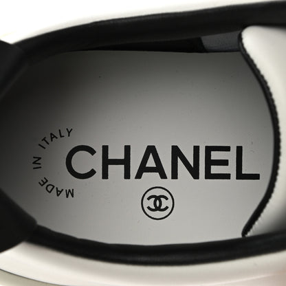 Chanel Calfskin CC Womens Sneakers 37 White 7 of 8
