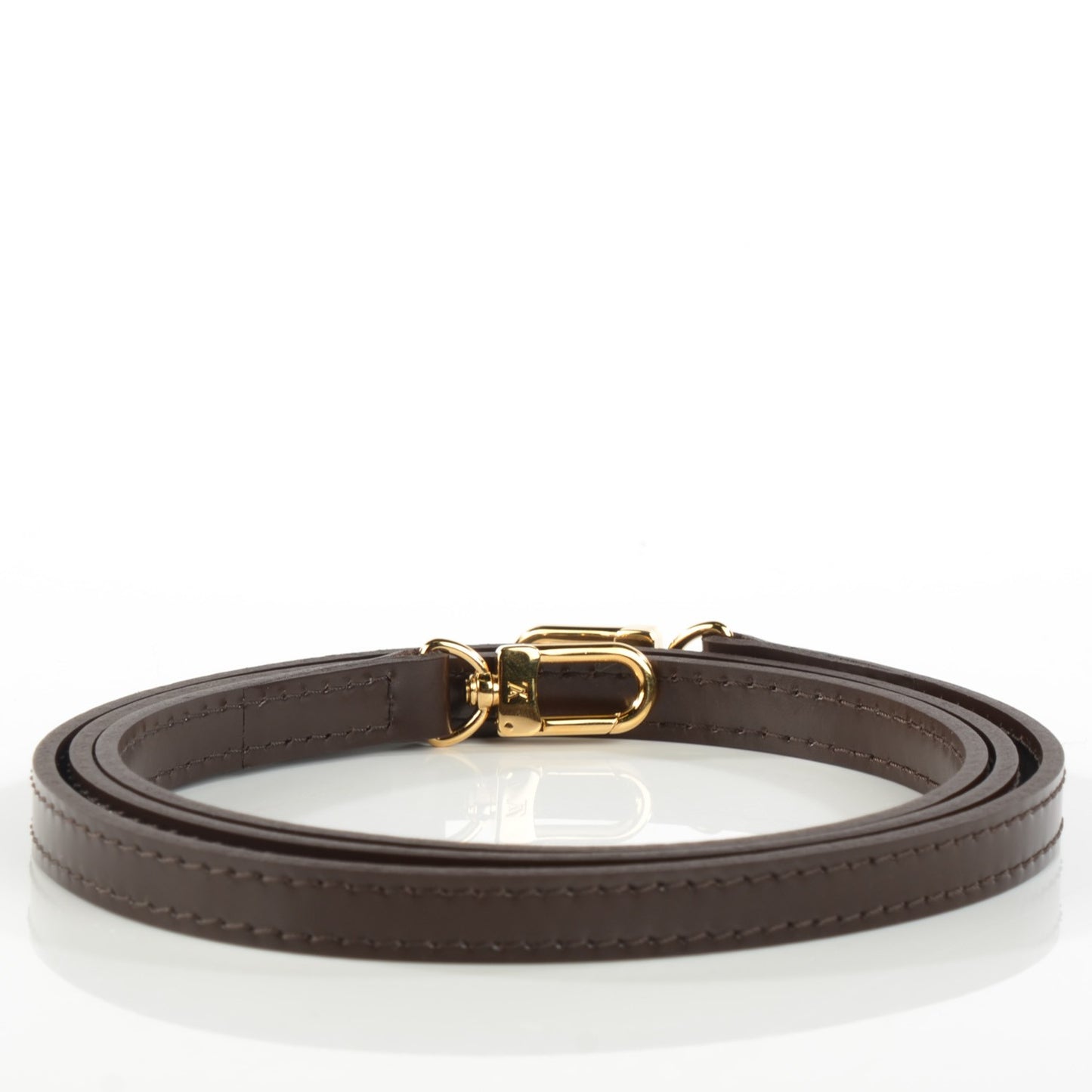 Calfskin Shoulder Strap Brown