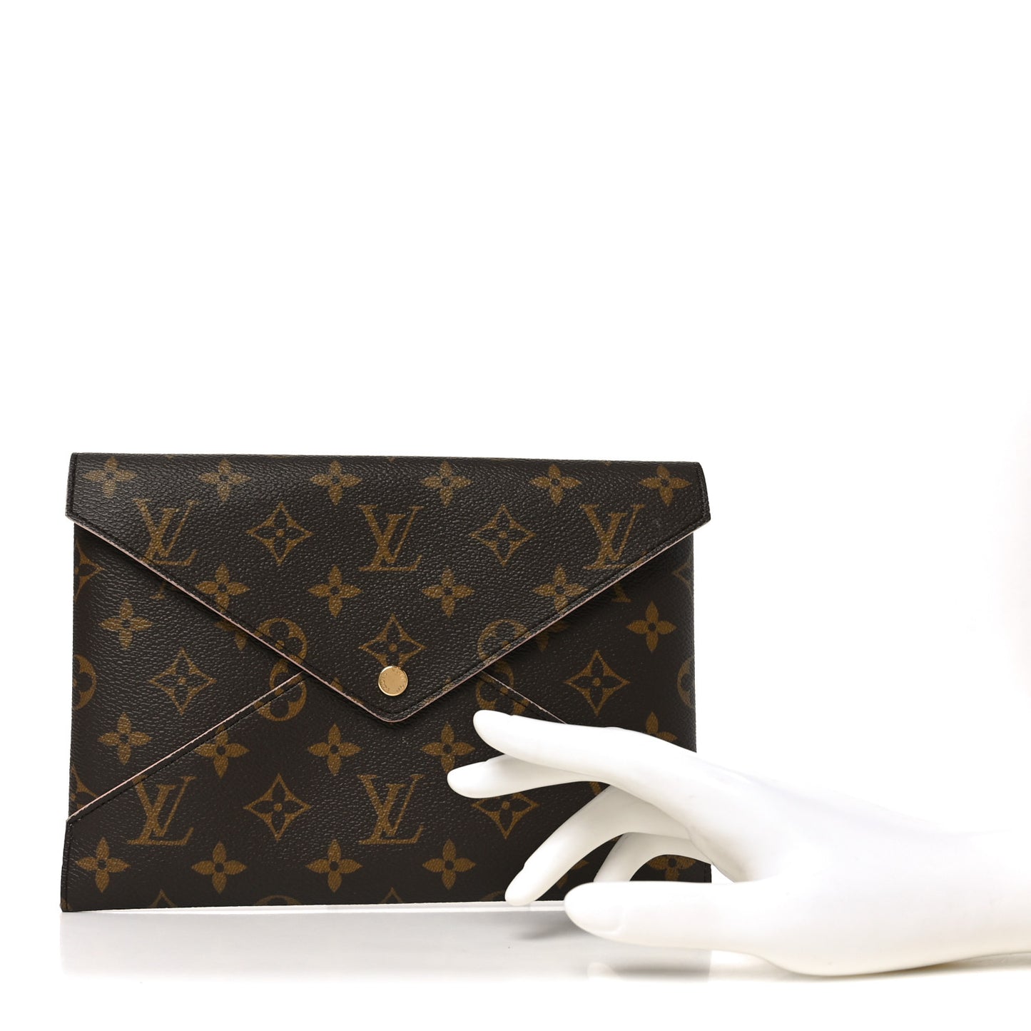 Monogram Large Kirigami Pochette Insert Rose Ballerine
