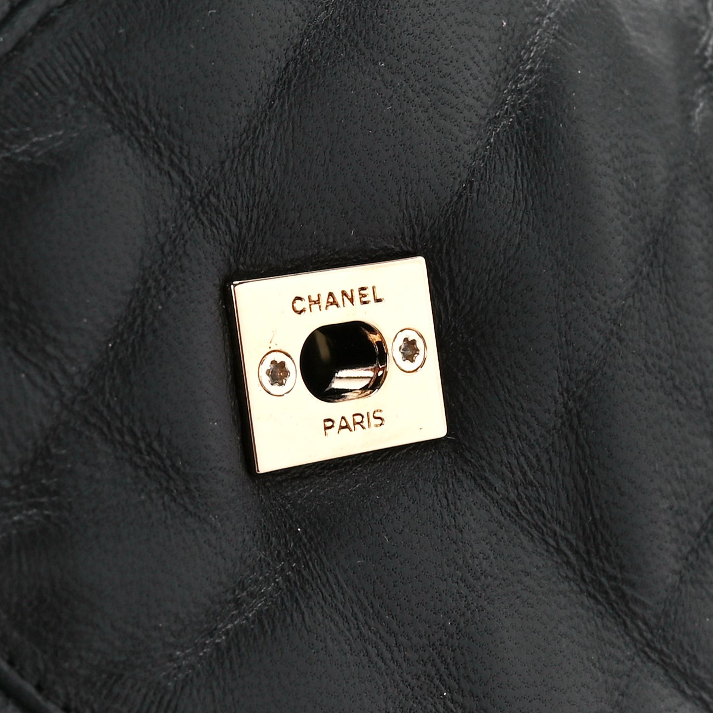 Lambskin Quilted CC Turnlock Loafers 40 Black