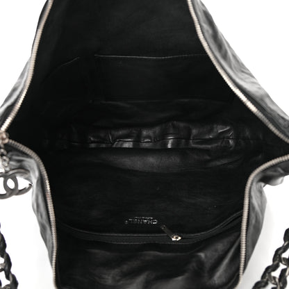 Chanel Calfskin Modern Chain Hobo Black 5 of 12