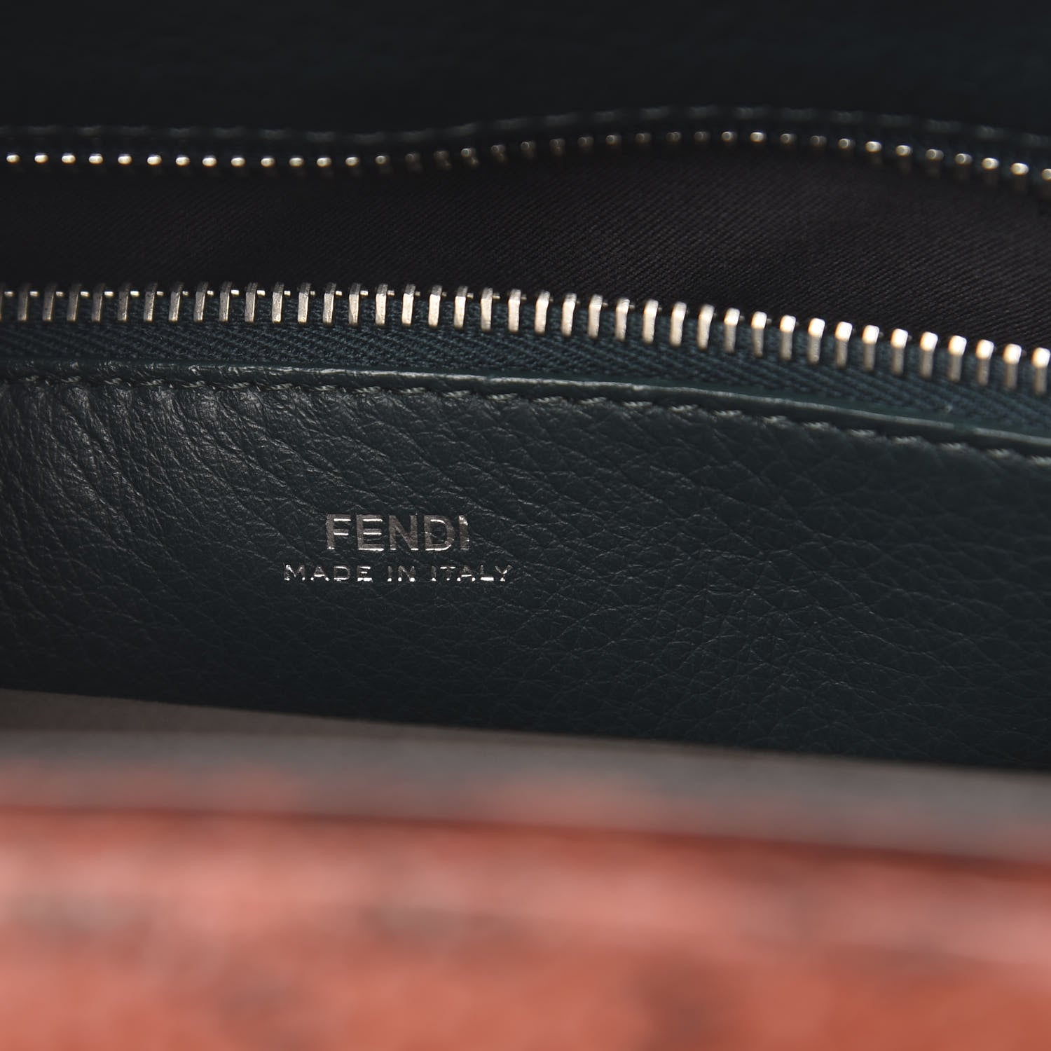 Fendi Vitello Baltico Dolce Elaphe DotCom Satchel Lavagna Ortensia Multicolor 6 of 13