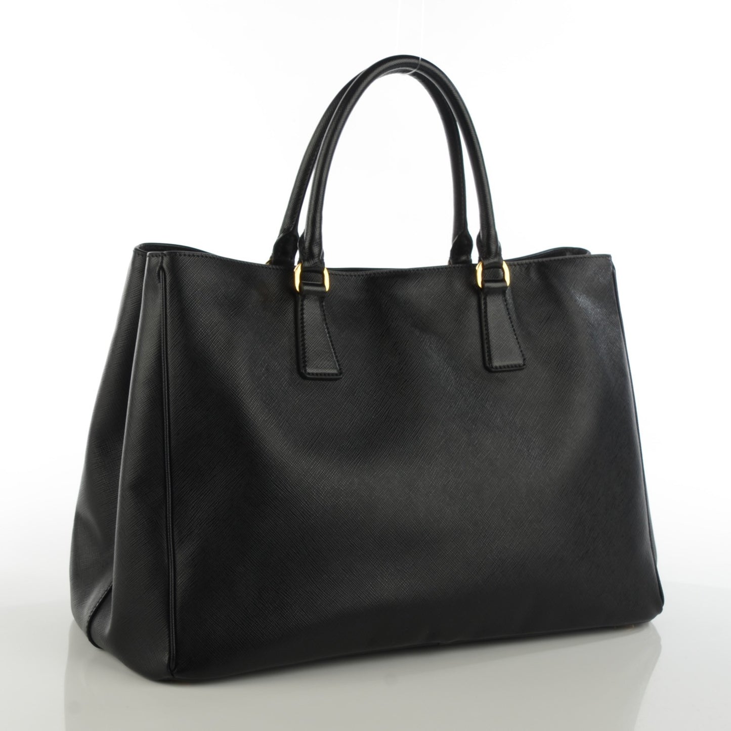 Saffiano Lux Large Tote Nero Black