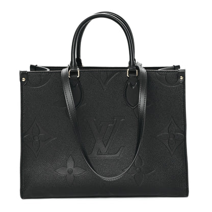 Louis Vuitton Empreinte Monogram Giant Onthego MM Black 1 of 9