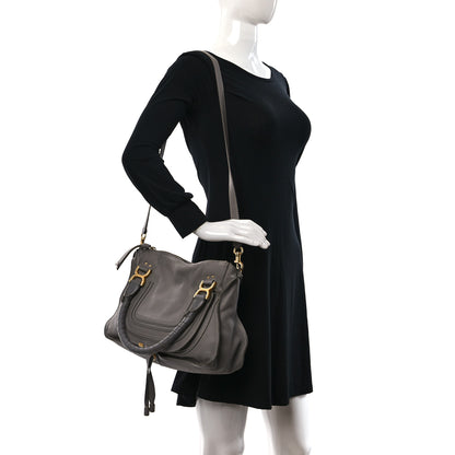 Chloe Calfskin Medium Marcie Satchel Cashmere Grey 2 of 12