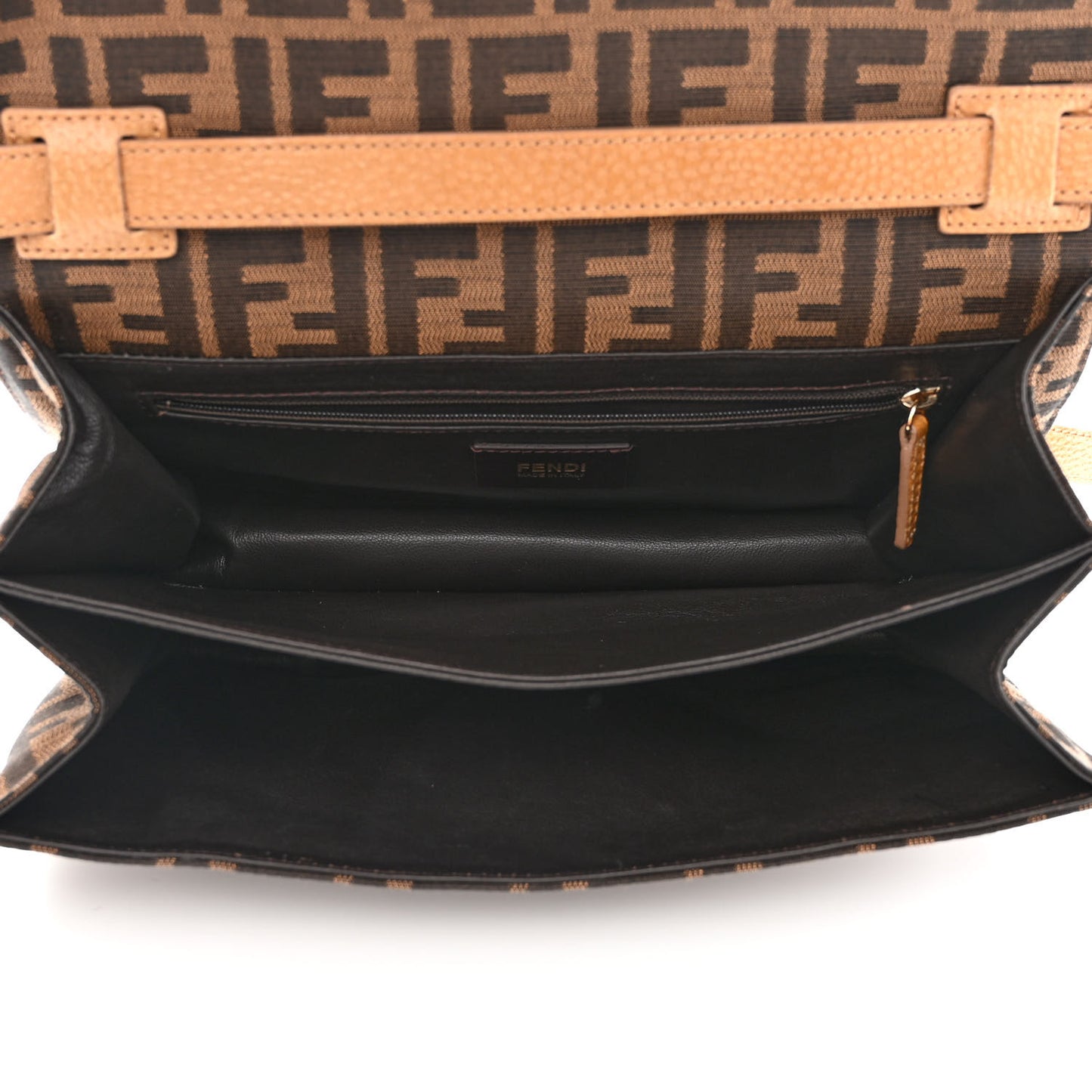 Zucca Classico No.1 Satchel Tobacco Camel Satin