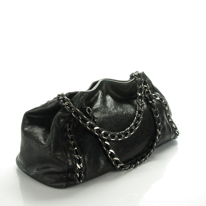 Chanel Glazed Caviar East West Modern Chain Tote Black 3 of 8