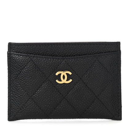 Chanel Caviar Quilted Card Holder Black 1 of 8