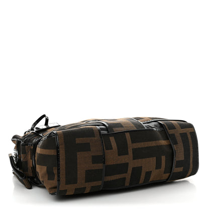 Fendi Patent Zucca Crossword Grande Bag Tobacco 4 of 10
