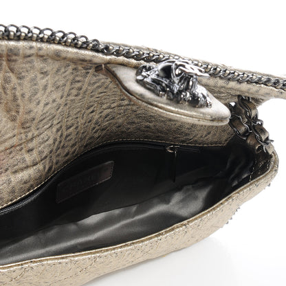 Chanel Leather Medium Leo Lion Flap Metallic 7 of 7