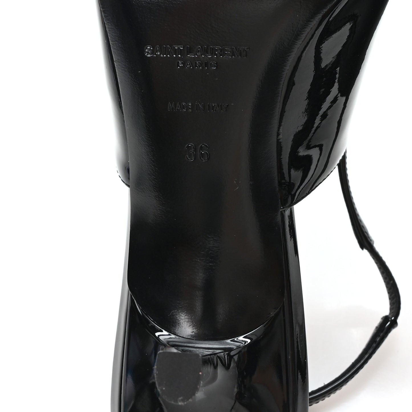 Patent Bade Slingback Pumps 36 Black