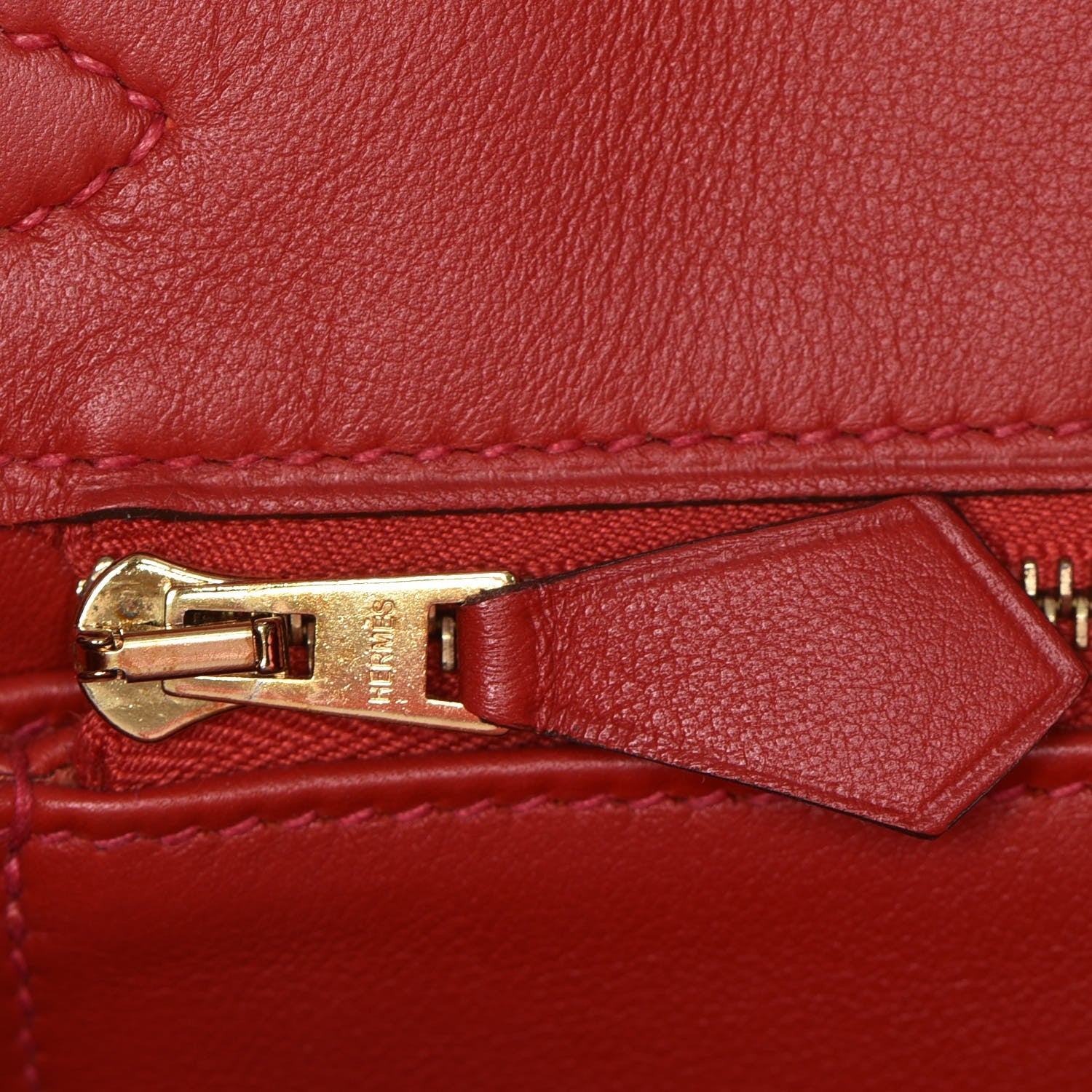 Hermes Swift Birkin 25 Vermillion 20 of 29