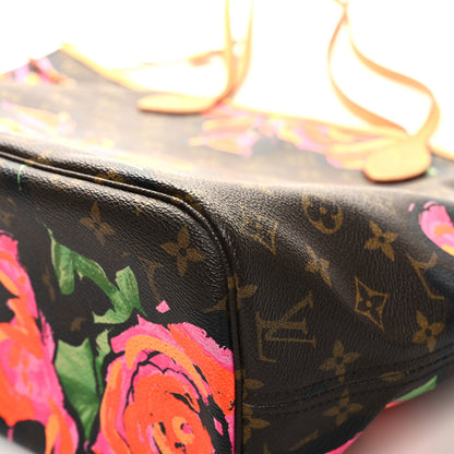 Louis Vuitton Monogram Roses Neverfull MM 11 of 12