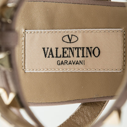 Valentino Garavani Patent Rockstud Ankle Strap 65mm Pumps 37 Poudre 7 of 7
