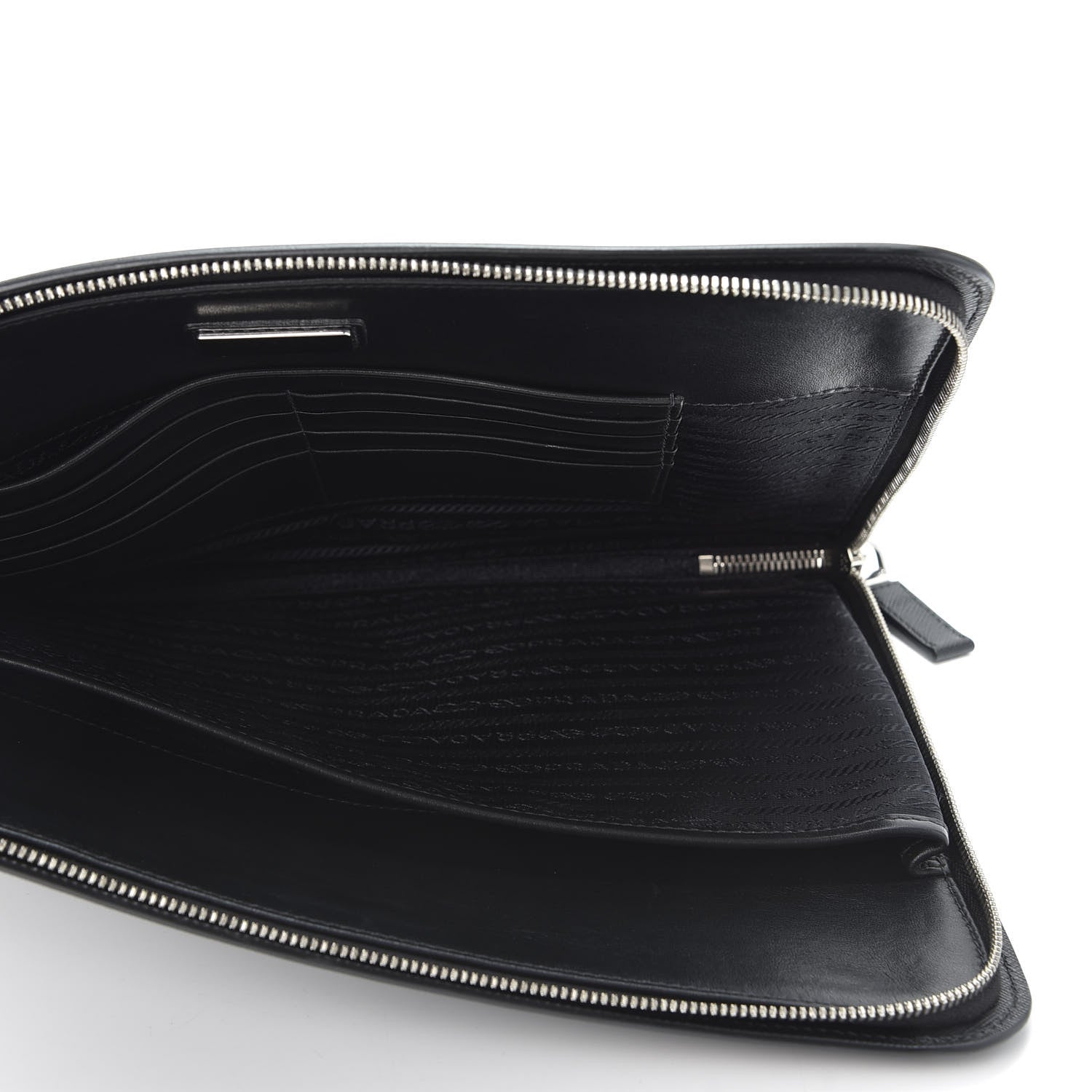 Prada Saffiano Document Holder Black 4 of 7