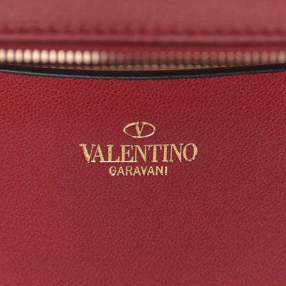 Valentino Garavani Nappa Atelier 03 Rose Edition Small Flap Crossbody Bag Cerise 6 of 11