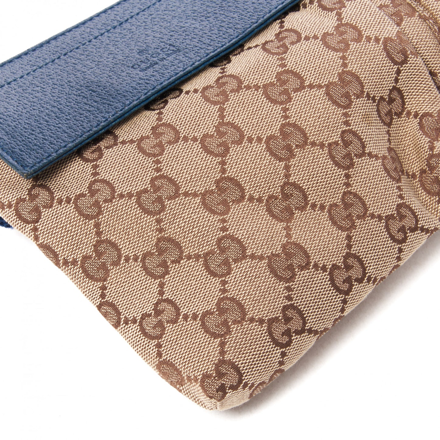 Monogram Web Belt Bag Navy
