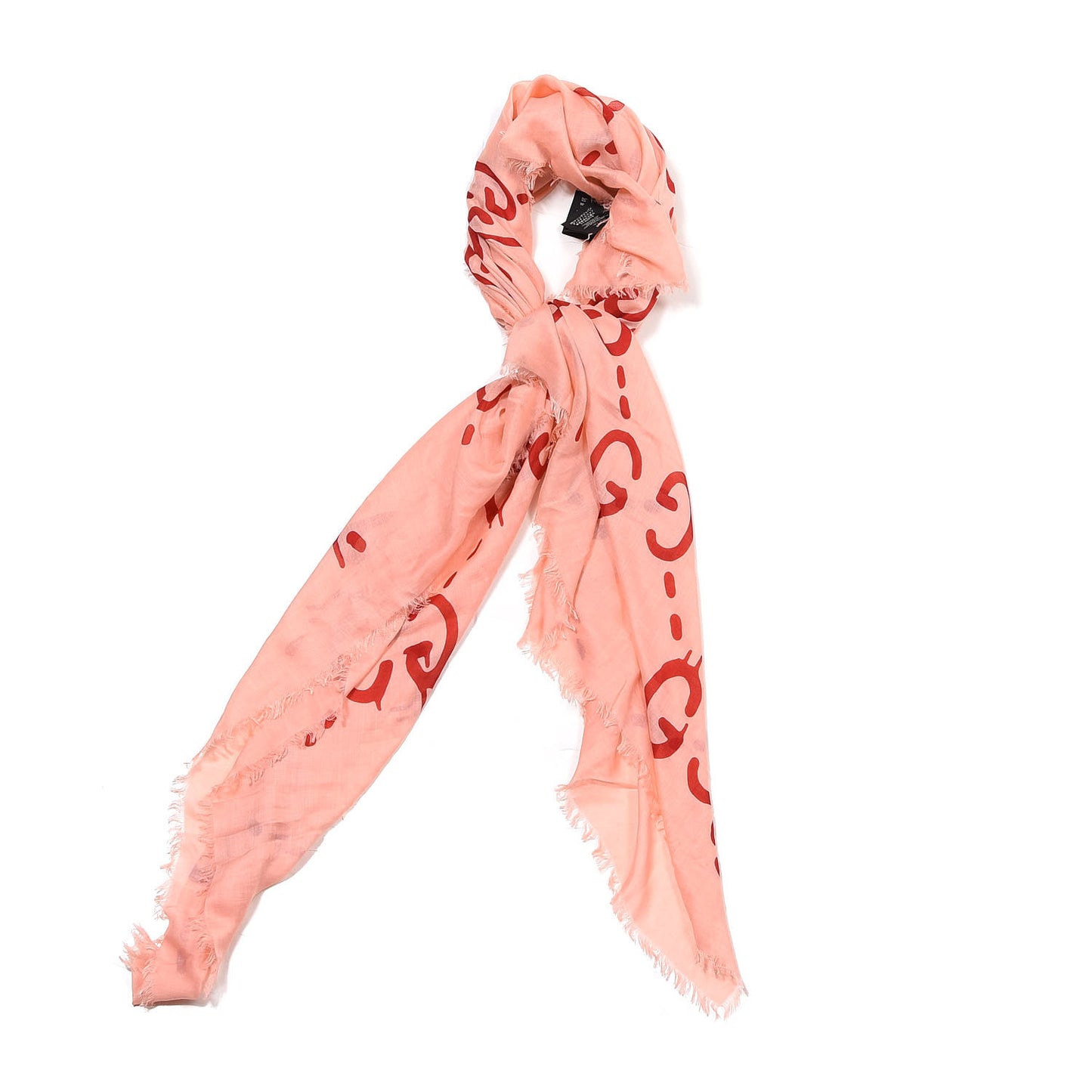 Modal Silk GG Writers Shawl Roseate Red