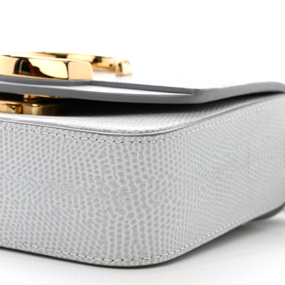 Chloe Calfskin Lizard Embossed Mini C Double Carry Light Cloud 10 of 11
