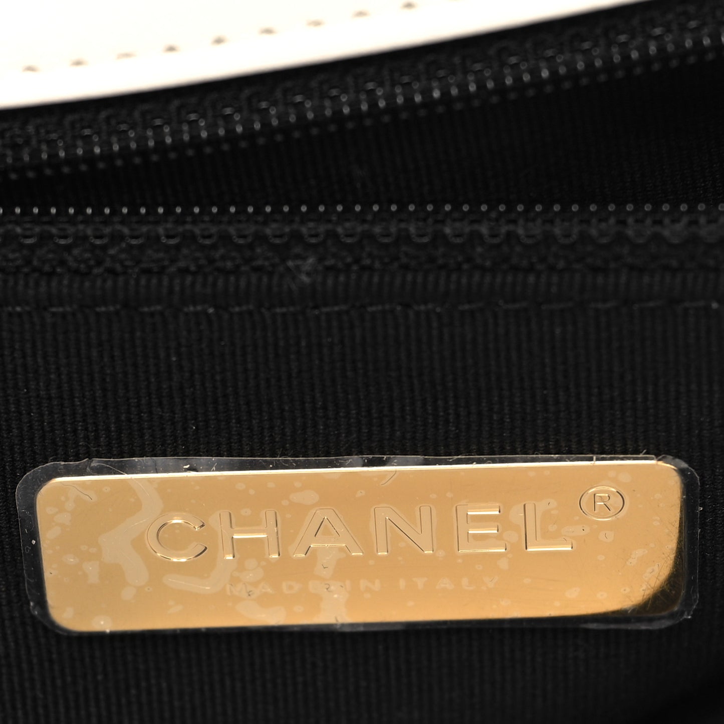 Lambskin Quilted Medium Chanel 19 Flap White