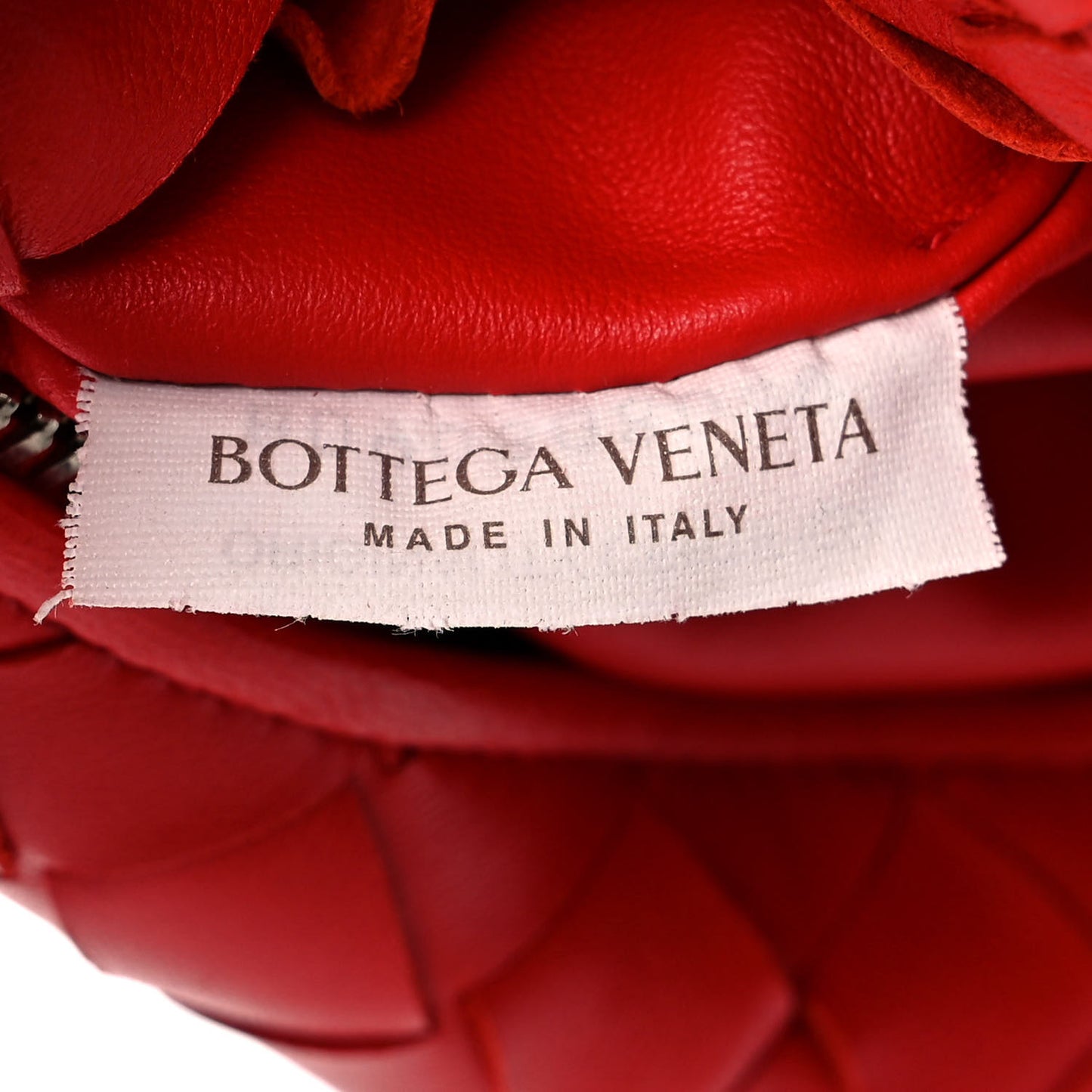 Nappa Intrecciato Mini Jodie Red