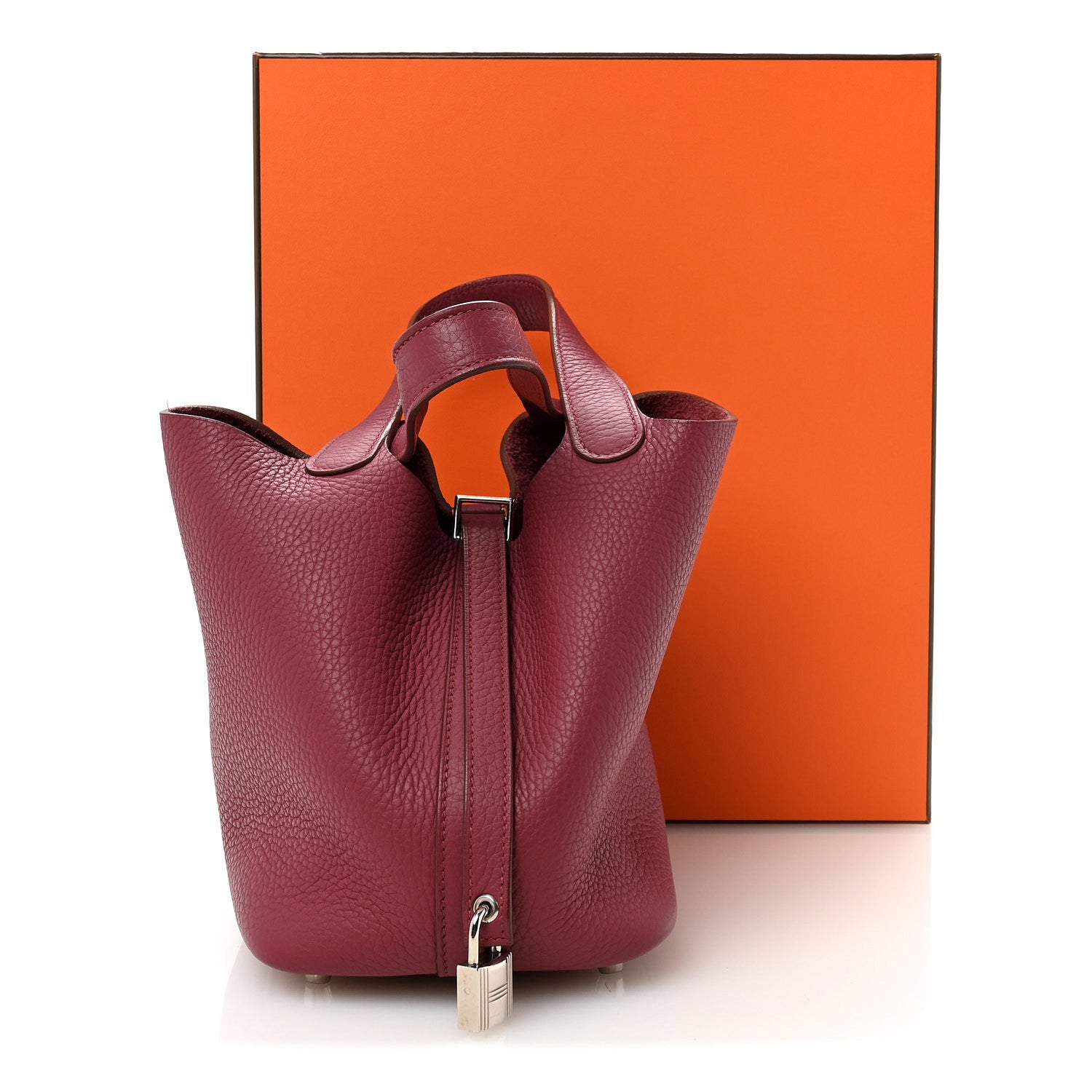 Hermes Taurillon Clemence Picotin Lock 18 PM Rubis 1901962
