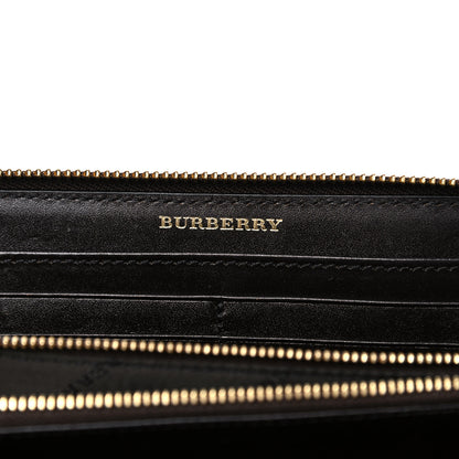 Burberry Haymarket Check Large Ziggy Zip Around Wallet Chocolate 6 of 18