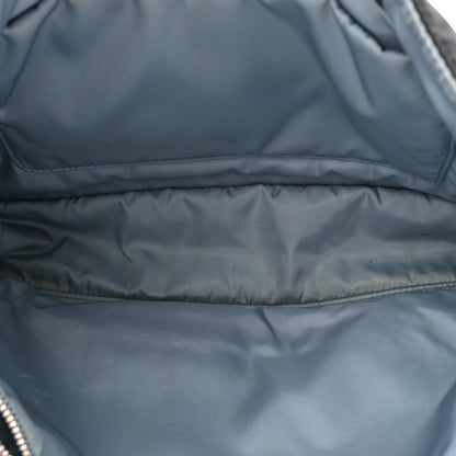 Prada Tessuto Nylon Small Etiquette Studded Tote Black Astrale 6 of 13